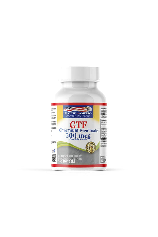 GTF CHROMIUM 500MCG 100 S