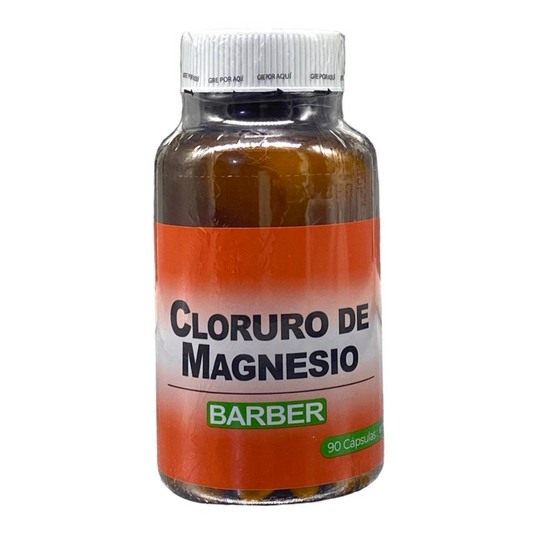 CLORURO DE MAGNESIO 90 CAPSULAS  BARBER