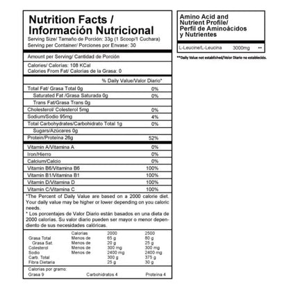 PROTEIN PROTEÍNA AISLADA 924G - PROSIENCE