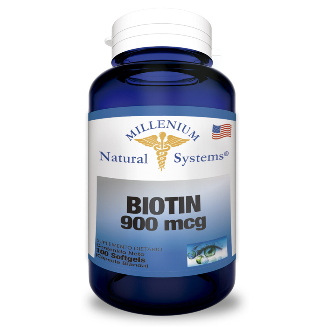 BIOTIN 900 MCG X 100 SOFTGELS  - NATURAL SYSTEMS