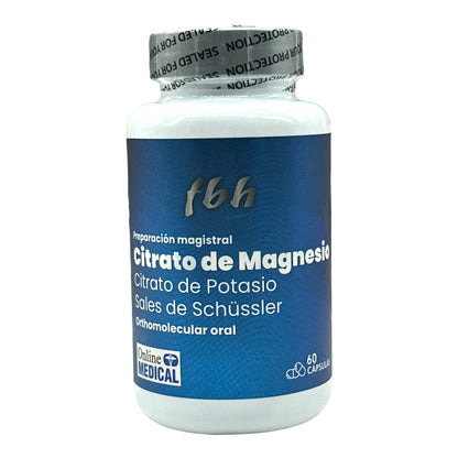 CITRATO DE MAGNESIO + CITRATO DE POTASIO 60 CAPSULAS | FBH