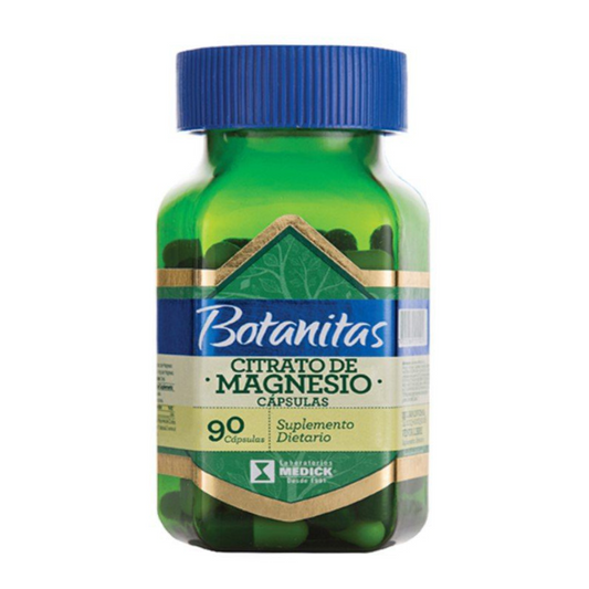 CITRATO DE MAGNESIO 90 CAPSULAS -  BOTANITAS MEDICK