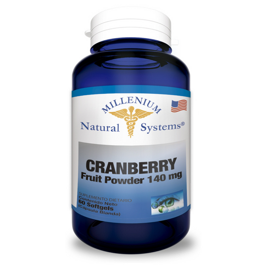 CRANBERRY 140 MG (Vitamina C + Vitamina E) X 60 SOFT