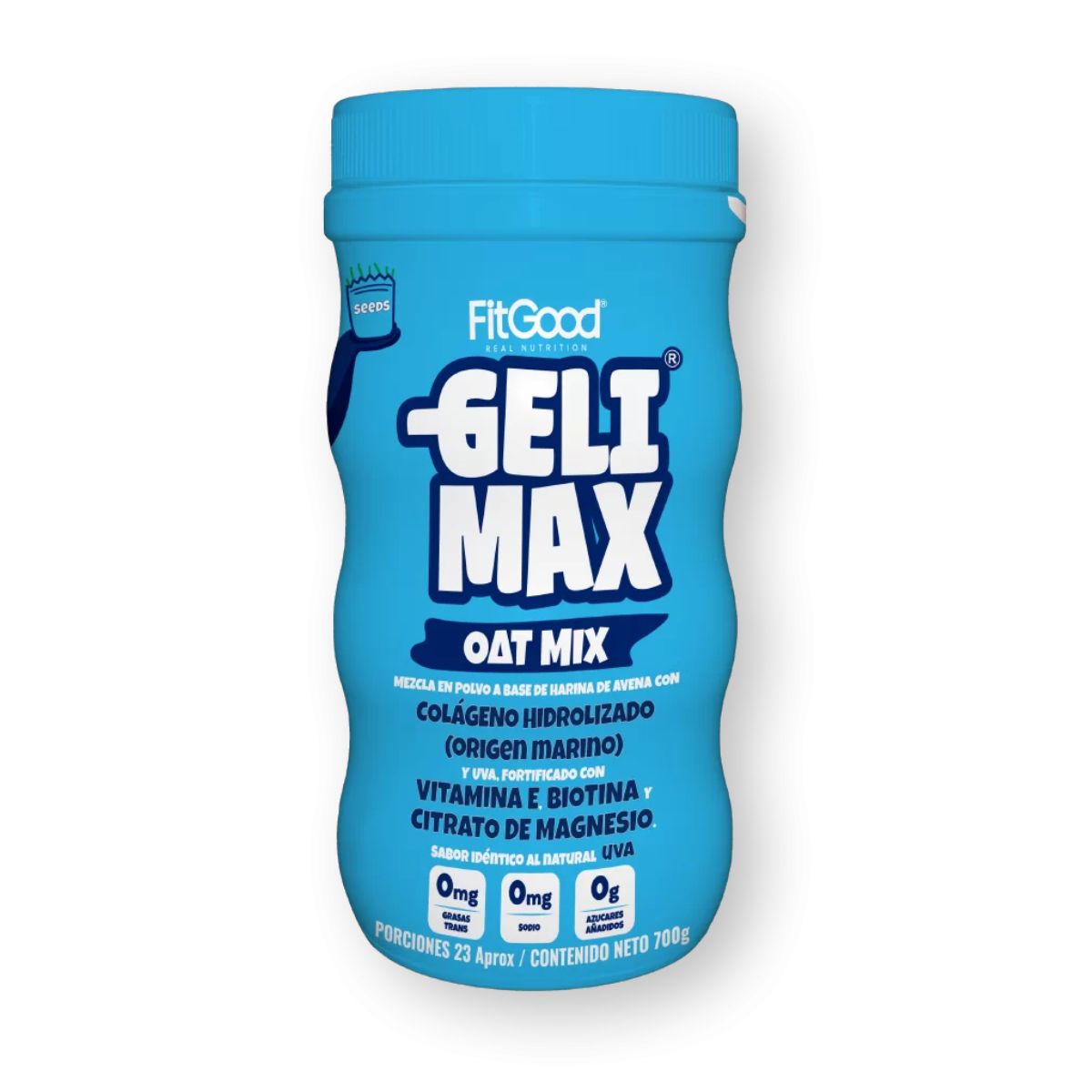 GELI MAX Colágeno Hidrolizado Marino + Citrato de Magnesio 700g FitGood