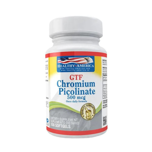 GTF Chromium 500mcg 100 Softgels