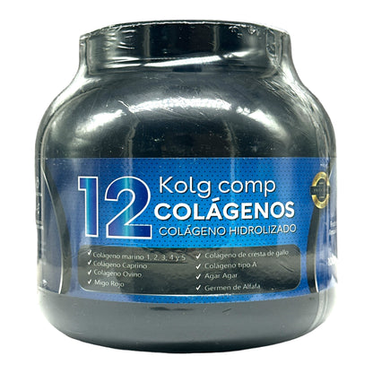 12 COLÁGENOS 15,000 mg Colágeno Hidrolizado  1.000 grs Pacha Mamá