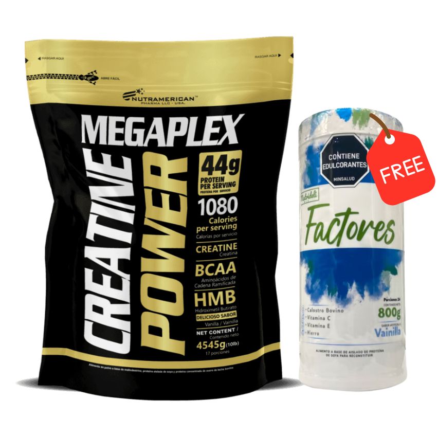 Megaplex Creatine Power 10 Lbs Gratis Factores Nutrideli