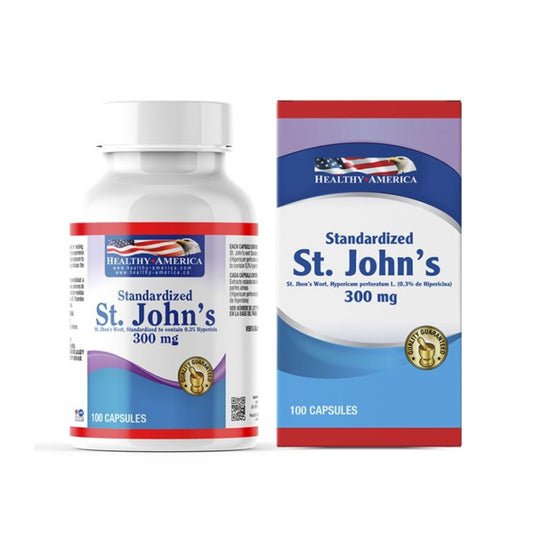 St. John’s 300mg 100 capsulas – Healthy america