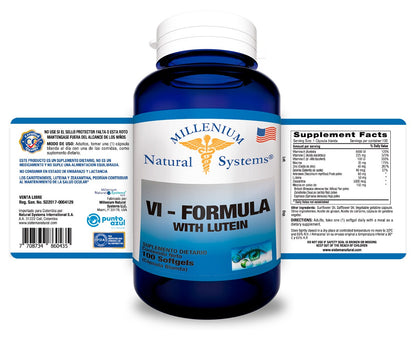 VI Formula With Lutein x 100 Softgels