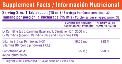 L-Carnitine Liquida 3000mg