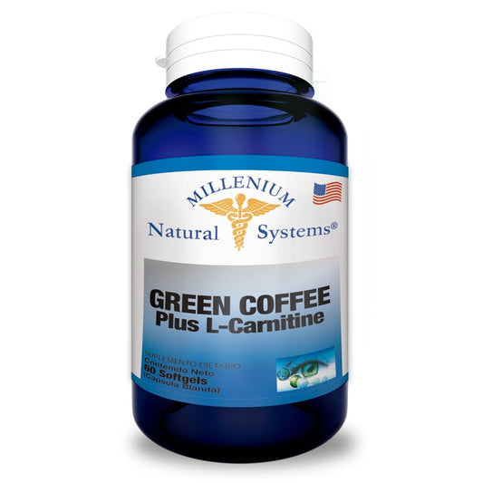 Green Coffee Plus L Carnitine x 60 Softgels