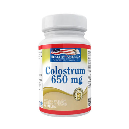 Colostrum 650mg 60 Tabletas - Healthy America