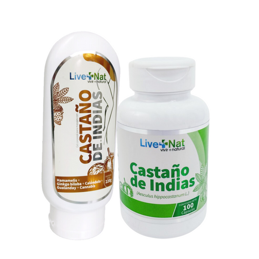 CASTAÑO DE INDIAS 220G + CASTAÑO DE INDIAS 100 CAPSULAS -  LIVE + NAT