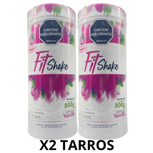 X2 Fitshake 800g vainilla - Nutrideli