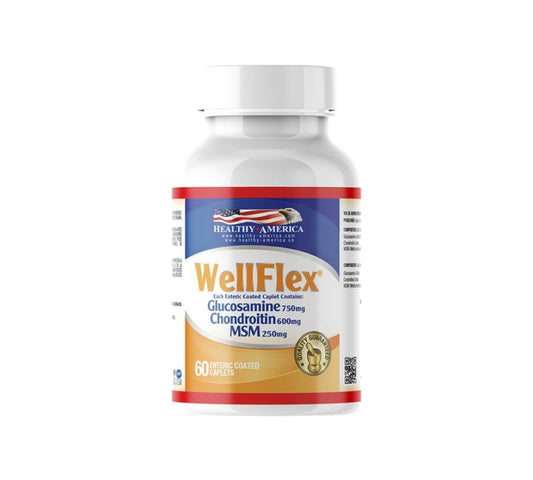 WELLFLEX 60 CAPLETS (GLUCO 750MG, CHON 600MG, MSM 250MG)